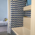 Ardoz cement tiles for a bathroom design