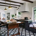 Badajoz cement tiles ground this stunning Portland kitchen designed by Jessica Helgerson Interior Design