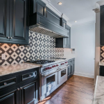 Granada Tile's Serengeti cement tiles brighten a kitchen