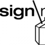 Design Milk logo with milk carton and straw