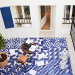Gio Pointi-style cement tiles at Spain's Hotel Cort