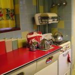 1960s kitchen using ceramic tiles