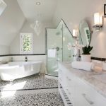 St. Tropez cement tile design for a bathroom