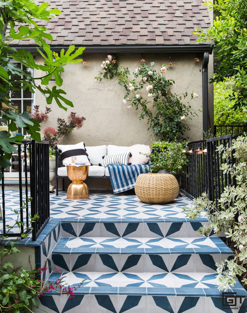 The Most Stylish Patios With Cement Tiles Granada Tile Cement Tile Blog Tile Ideas