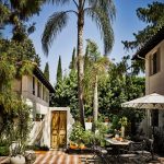 LA patio surrounded with Granada cement tiles