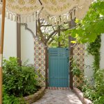 Patio with Barcelona cement tiles