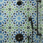 Shower with tiles from Granada Tile's Echo Collection