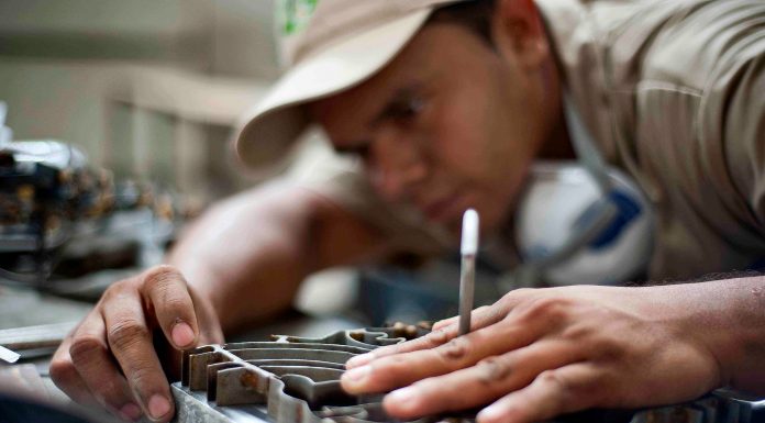 Handcrafted-encaustic-cement-tile-being-created-by-our-highly-skilled-artisans