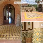 Overlooking the Pacific Ocean Rancho Santana uses many of our beautiful cement tiles to add some Spanish inspired flare to their resort.