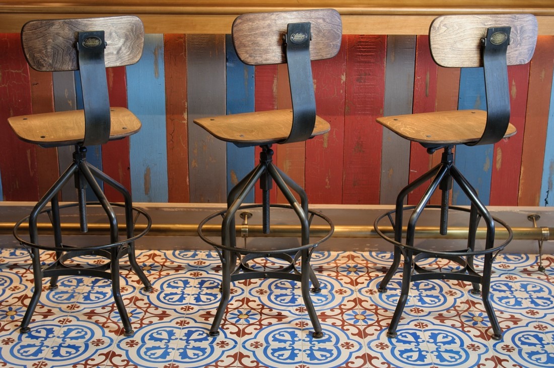 Granada Tile’s custom Copenhagen cement tiles at Four Seasons in Arizona.