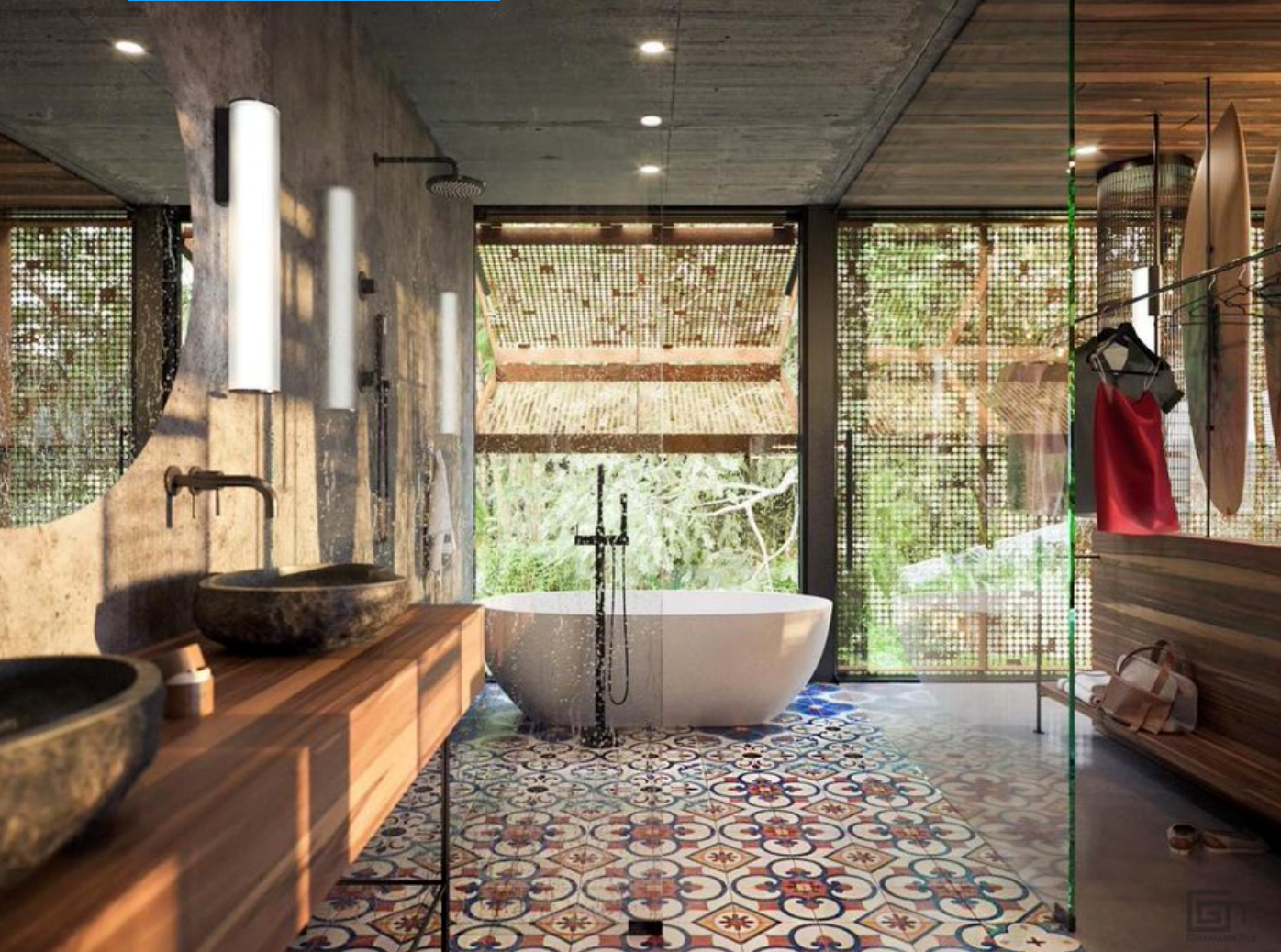 3 Handmade Cement Tile Ideas For Your Indoor Outdoor Bathroom Granada Tile Cement Tile Blog Tile Ideas 3 Handmade Cement Tile Ideas For Your Indoor Outdoor Bathroom Granada Tile Cement Tile Blog Tile Ideas
