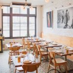 Loquita Santa Barbara restaurant uses Sofia Cement tile for flooring