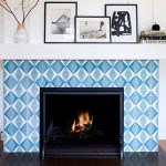 Beautiful fireplace crafted using Hokkaido Cement Tiles