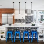 Studio Marchetti used Fez cement tiles for a kitchen