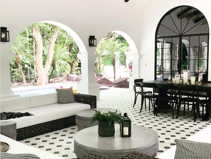 Billie James Design uses Granada Tile's Borga for a patio