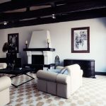 Living room with Huesca tile