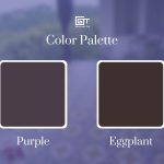 Purple and Eggplant color palette