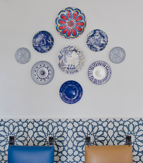 Granada Tile Company’s Alhambra cement tiles at Casa Laguna Hotel & Spa