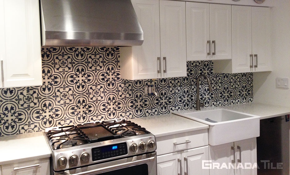 Kitchen Cement Tiles  Cement and Concrete Kitchen Wall Tiles  Granada Tile