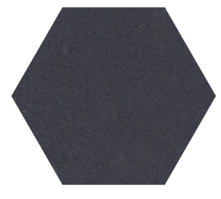 8" x 9" Hexagon - Slate