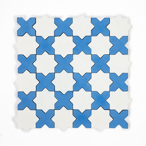 Star&Cross Custom-White & Blue