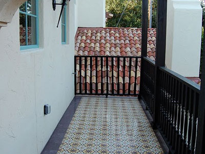 Cement Tile Residential Exterior Applications - Granada Tile