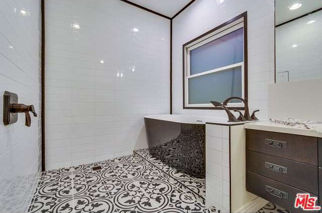 Granada Tiles Cluny Cement Upgrade A Black And White Bathroom Granada Tiles Cluny Cement Upgrade A Black And White Bathroom