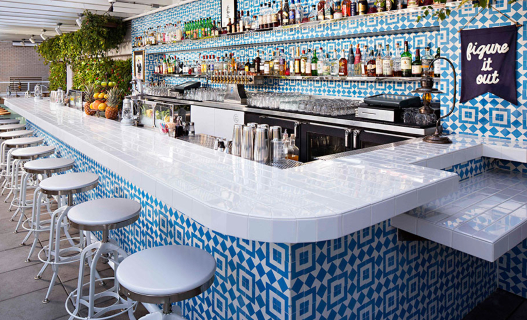 Outdoor Bars: Granada Cement Tiles Make Every Hour Happy ...